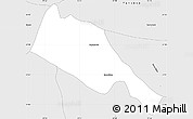 Silver Style Simple Map of Tepetzintla