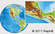 Physical Location Map of Tequila