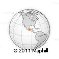 Outline Map of Tequila
