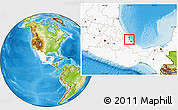 Physical Location Map of Ursulo Galvan, highlighted country