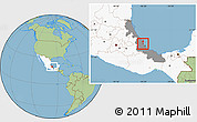 Savanna Style Location Map of Ursulo Galvan, highlighted country, highlighted parent region