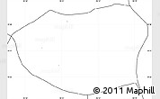 Blank Simple Map of Ursulo Galvan, no labels
