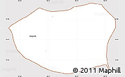 Classic Style Simple Map of Ursulo Galvan, cropped outside