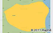 Savanna Style Simple Map of Ursulo Galvan, single color outside