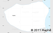 Silver Style Simple Map of Ursulo Galvan, single color outside