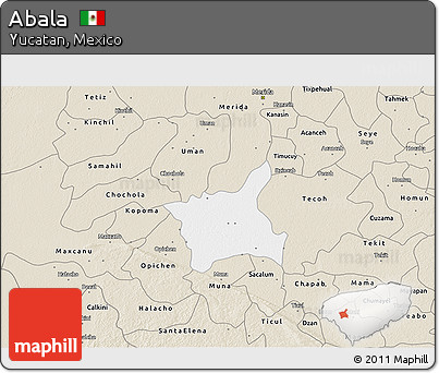 Classic Style 3D Map of Abala