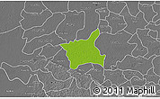 Physical 3D Map of Abala, desaturated