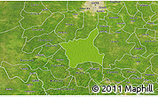 Physical 3D Map of Abala, satellite outside