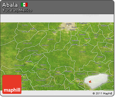 Satellite 3D Map of Abala