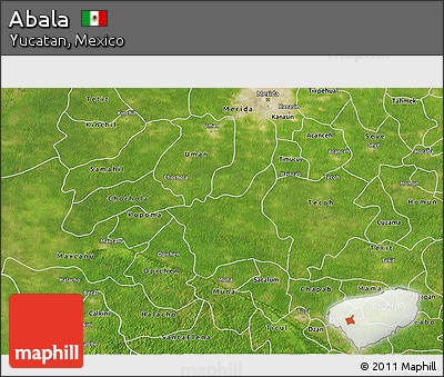 Satellite 3D Map of Abala