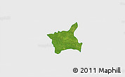 Satellite 3D Map of Abala, single color outside
