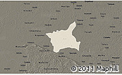Shaded Relief 3D Map of Abala, darken