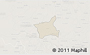 Shaded Relief 3D Map of Abala, lighten