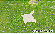 Shaded Relief 3D Map of Abala, satellite outside