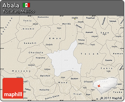 Classic Style Map of Abala