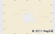 Classic Style Map of Abala, single color outside