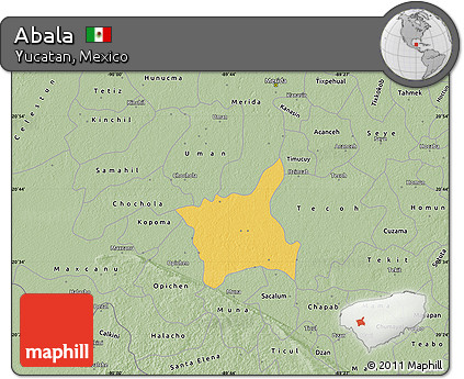 Savanna Style Map of Abala