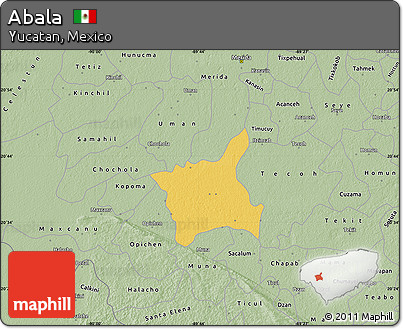 Savanna Style Map of Abala