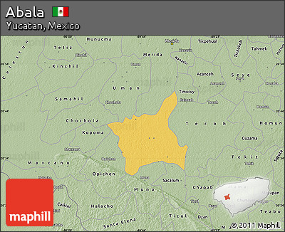 Savanna Style Map of Abala