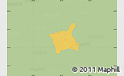 Savanna Style Map of Abala, single color outside