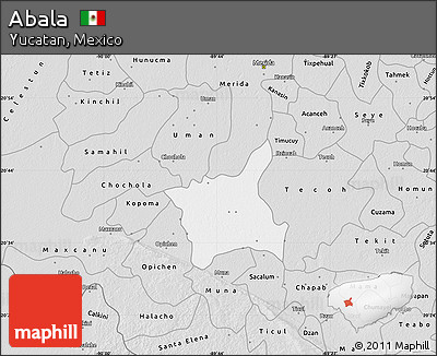 Silver Style Map of Abala