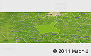 Physical Panoramic Map of Abala, satellite outside