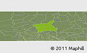 Physical Panoramic Map of Abala, semi-desaturated