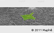 Satellite Panoramic Map of Abala, desaturated