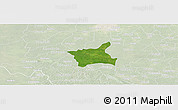 Satellite Panoramic Map of Abala, lighten