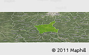 Satellite Panoramic Map of Abala, semi-desaturated
