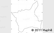 Blank Simple Map of Abala, cropped outside