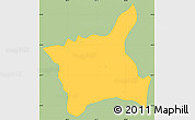 Savanna Style Simple Map of Abala, single color outside