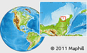 Physical Location Map of Akil, highlighted parent region