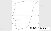 Blank Simple Map of Akil, cropped outside