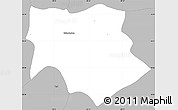 Gray Simple Map of Chapab