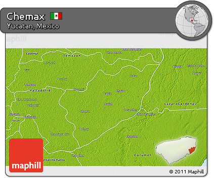 Physical 3D Map of Chemax