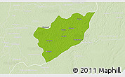 Physical 3D Map of Chemax, lighten