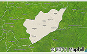 Shaded Relief 3D Map of Chemax, satellite outside