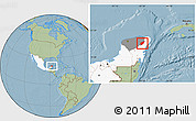 Savanna Style Location Map of Chemax, highlighted country, highlighted parent region, hill shading