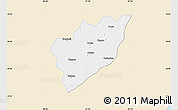 Classic Style Map of Chemax, single color outside