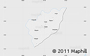 Silver Style Map of Chemax, single color outside