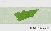 Satellite Panoramic Map of Chemax, lighten