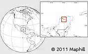 Blank Location Map of Homun