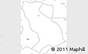 Blank Simple Map of Homun