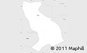 Silver Style Simple Map of Homun