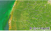 Satellite 3D Map of Maxcanu