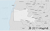 Silver Style 3D Map of Maxcanu