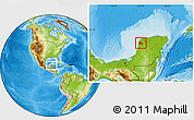 Physical Location Map of Maxcanu