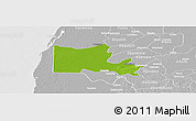 Physical Panoramic Map of Maxcanu, lighten, desaturated