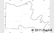 Blank Simple Map of Maxcanu, cropped outside